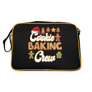 Cookie Baking Crew Cuisson de Noël - Sac Retro - noir/or - Dos