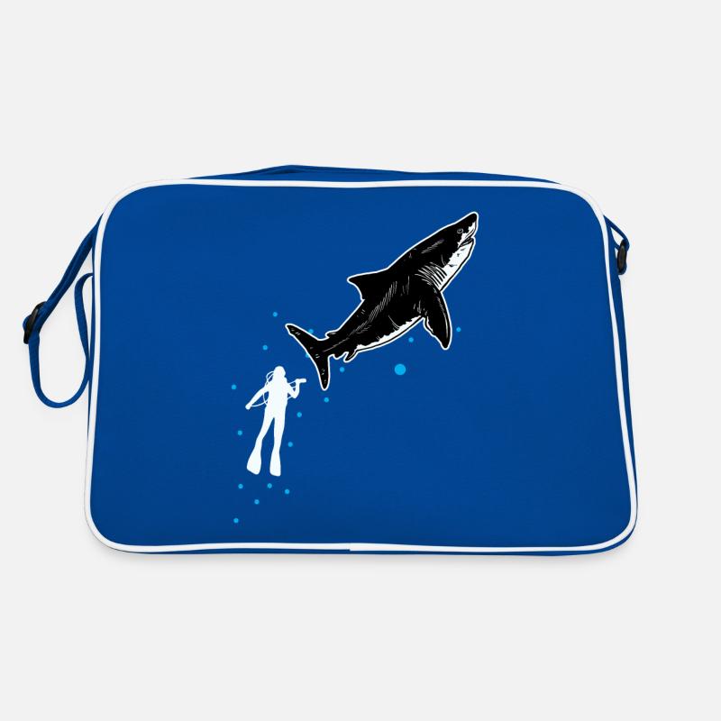 Tauchen mit Walhai Retro Tasche
