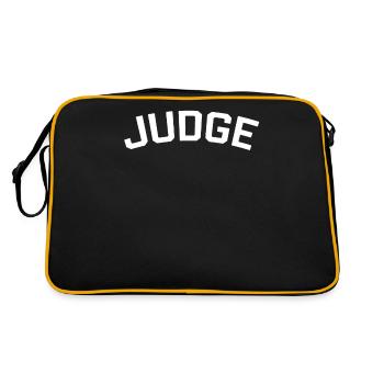 T-shirt juge simple - Sac Retro - noir/or - Dos