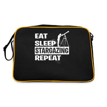 STARGAZING - Retro Bag - black/gold - Back