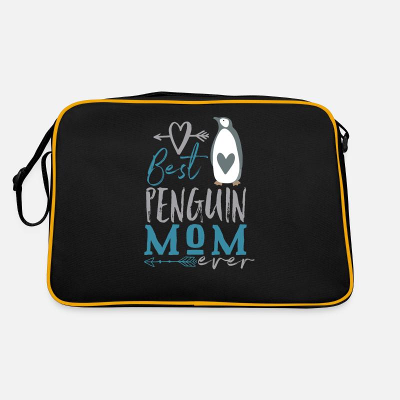 Pinguin Beste Pinguin Mama Retro Tasche