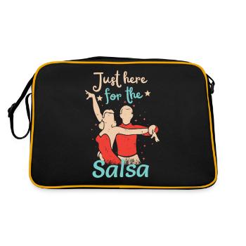 Salsa Musique Danse Mambo Danse Art - Sac Retro - noir/or - Dos