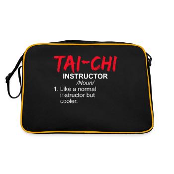 Tai Chi Instructor - Retro Bag - black/gold - Back