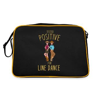 Tested positive for Line Dance Line Dancing - Retro Bag - black/gold - Back