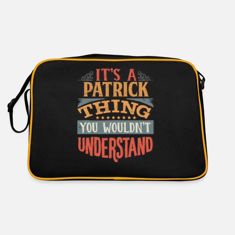 It's A Patrick Thing You Wouldnt Understand - Retro Bag