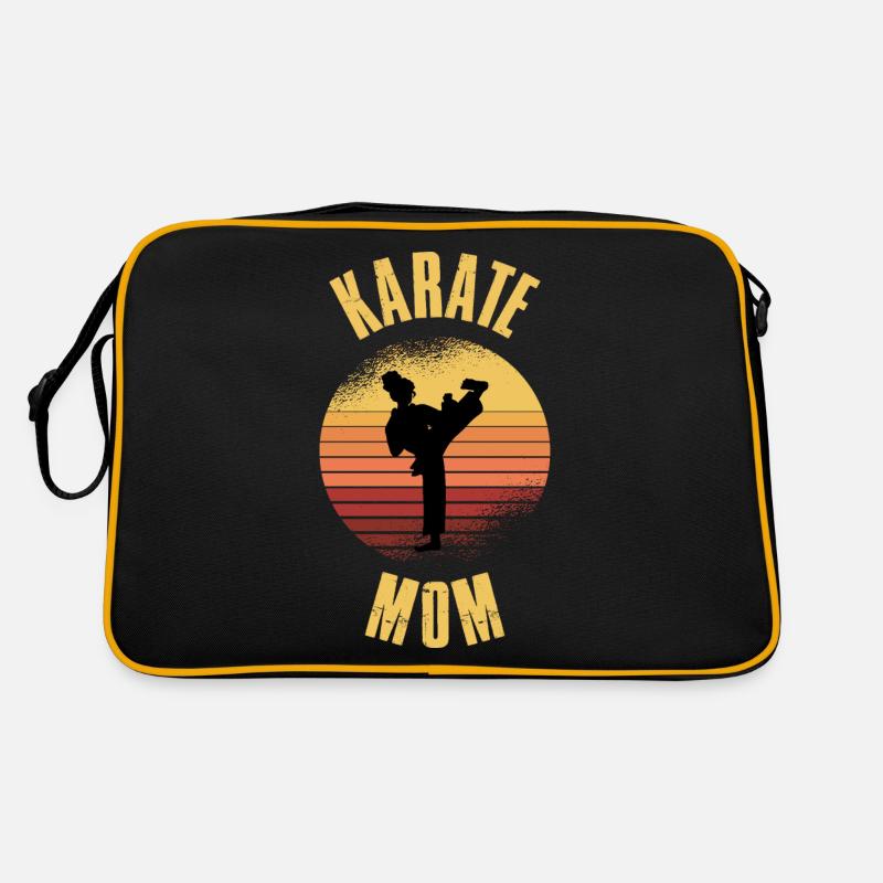 Karaté Maman Karaté Cadeau Sac Retro