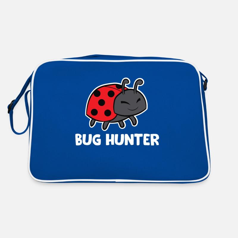 Bug Hunter Funny Ladybug Retro Bag