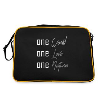 Sustainability - Retro Bag - black/gold - Back