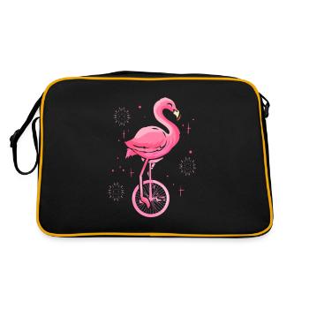 Monocycle Flamingo - Monocycle Riding - Sac Retro - noir/or - Dos