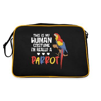 Parrot Parrot Parrot Costume - Sac Retro - noir/or - Dos