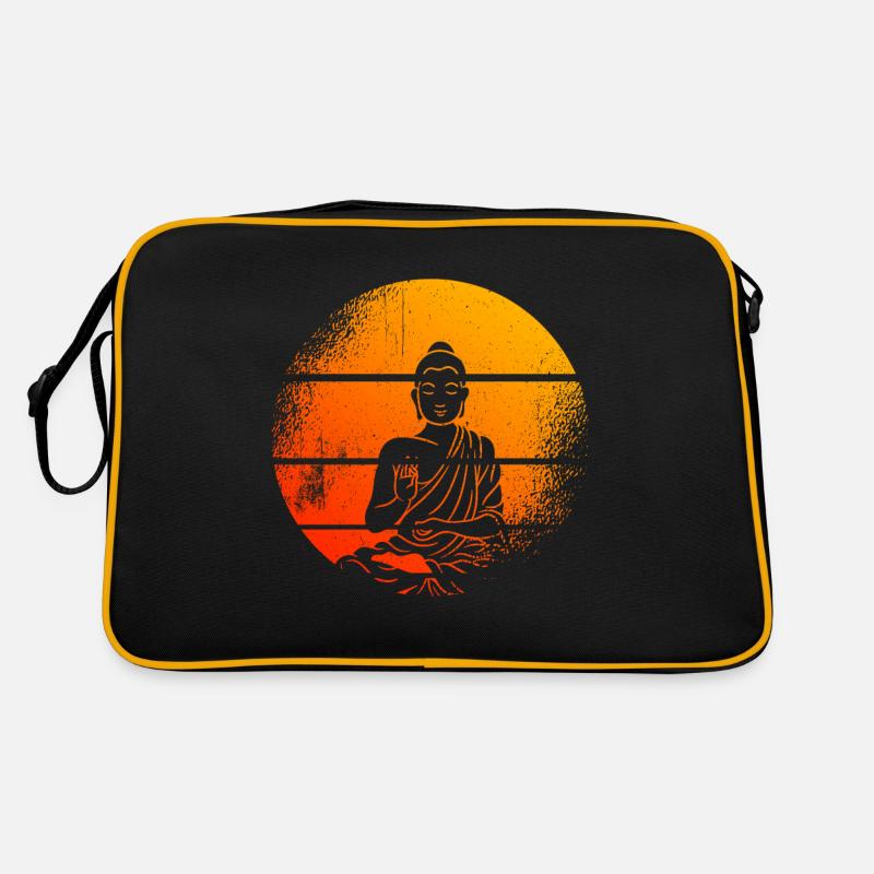 Méditation Bouddha statue Bouddha Sac Retro