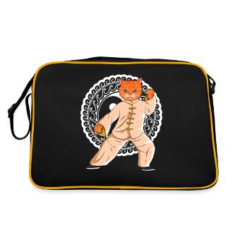 Tai Chi Chat Ying Yang - Sac Retro - noir/or - Dos