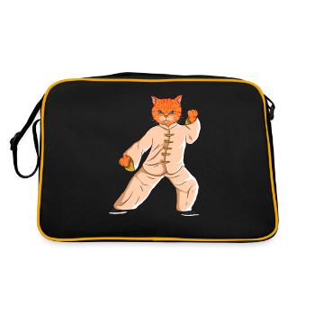 Professeur de Tai Chi Tai Chi Chat - Sac Retro - noir/or - Dos