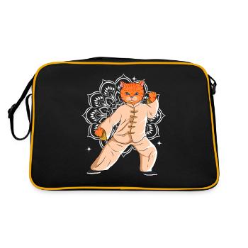 Professeur de Tai Chi Tai Chi Chat - Sac Retro - noir/or - Dos