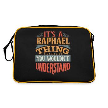 C’est une chose raphaël que vous ne comprendriez pas - - Sac Retro - noir/or - Dos
