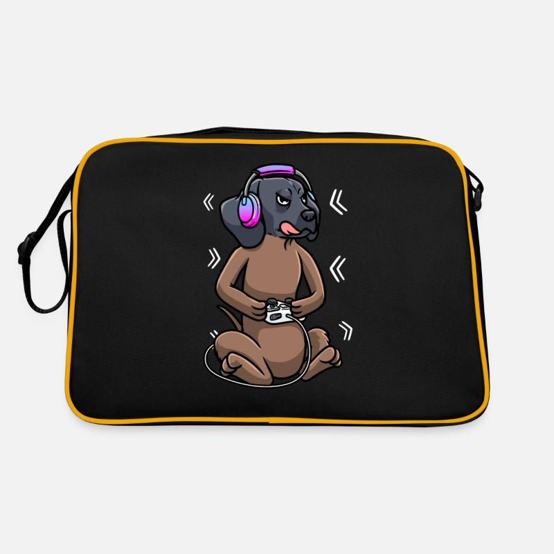 Bavarian Mountain Sweat Dog Video Game Gaming Retro Bag