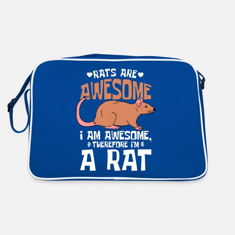 Tolle Ratte, Ich Bin Eine Ratte Retro Tasche