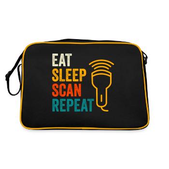 Sonograph Sonography Scan - Retro Bag - black/gold - Back