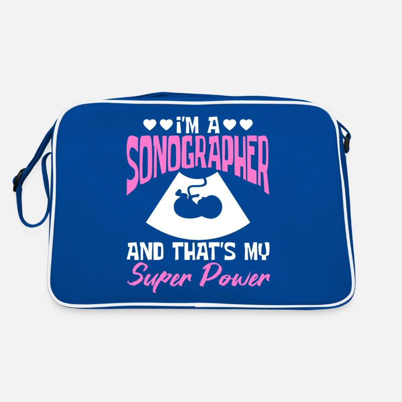 Ich Bin Ein Sonograph Retro Tasche