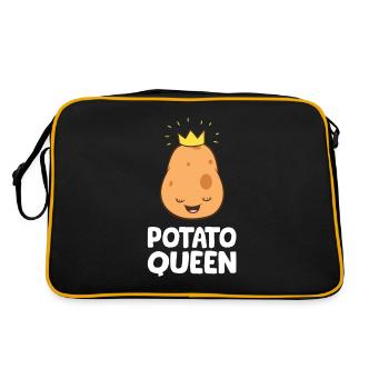 Drôle d’amateur de pommes de terre Potato Queen - Sac Retro - noir/or - Dos