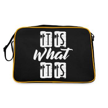 C’est ce que c’est - Sac Retro - noir/or - Dos