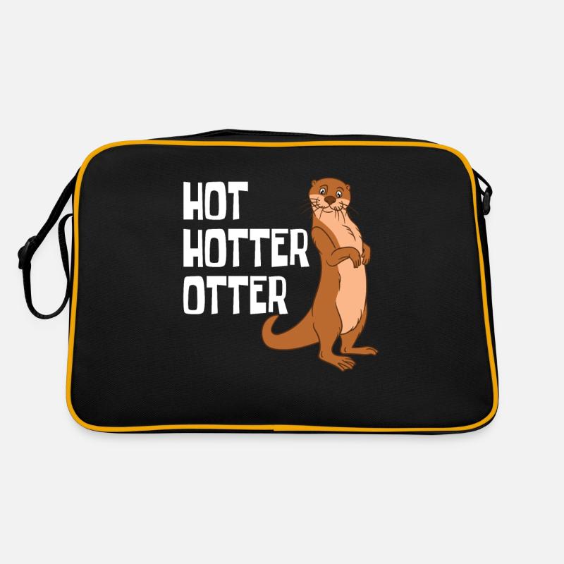 Fischotter Und Seeotter Hot Hotter Otter Retro Tasche