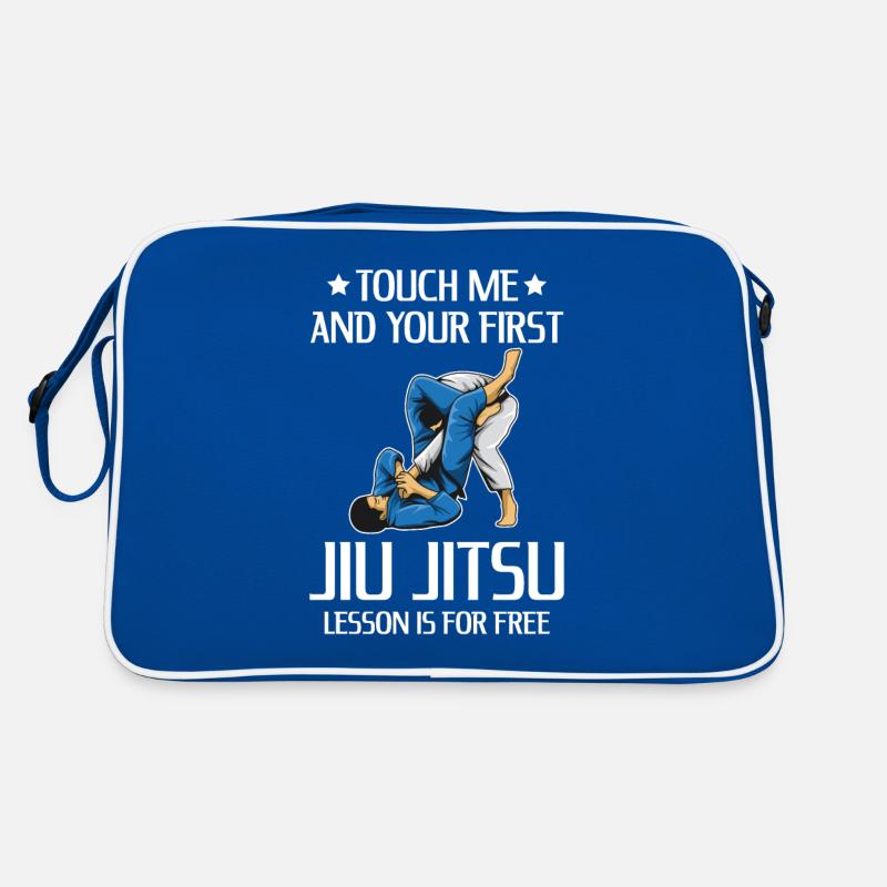 Jiu Jitsu-Angebot für einen Jiu Jitsu-Lehrer Retro Tasche