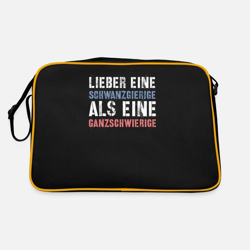 Provokanter Lustiger Spruch Retro Tasche