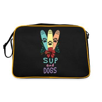 sup dog - Retro Bag - black/gold - Back