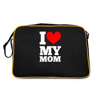 J’aime ma mère - Sac Retro - noir/or - Dos