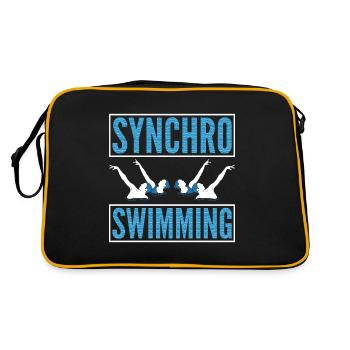 Artistic Swimming Synchronized Swimming for a - Retro Bag - black/gold - Back