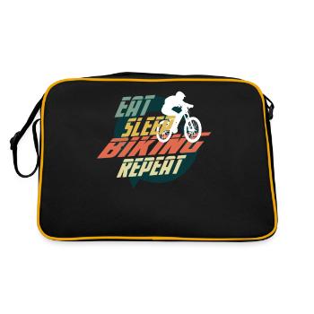 MANGER DORMIR VÉLO RÉPÉTER - Sac Retro - noir/or - Dos