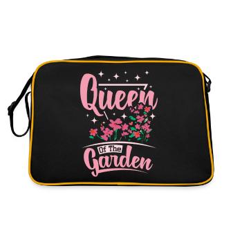 Queen of the garden - Retro Bag - black/gold - Back