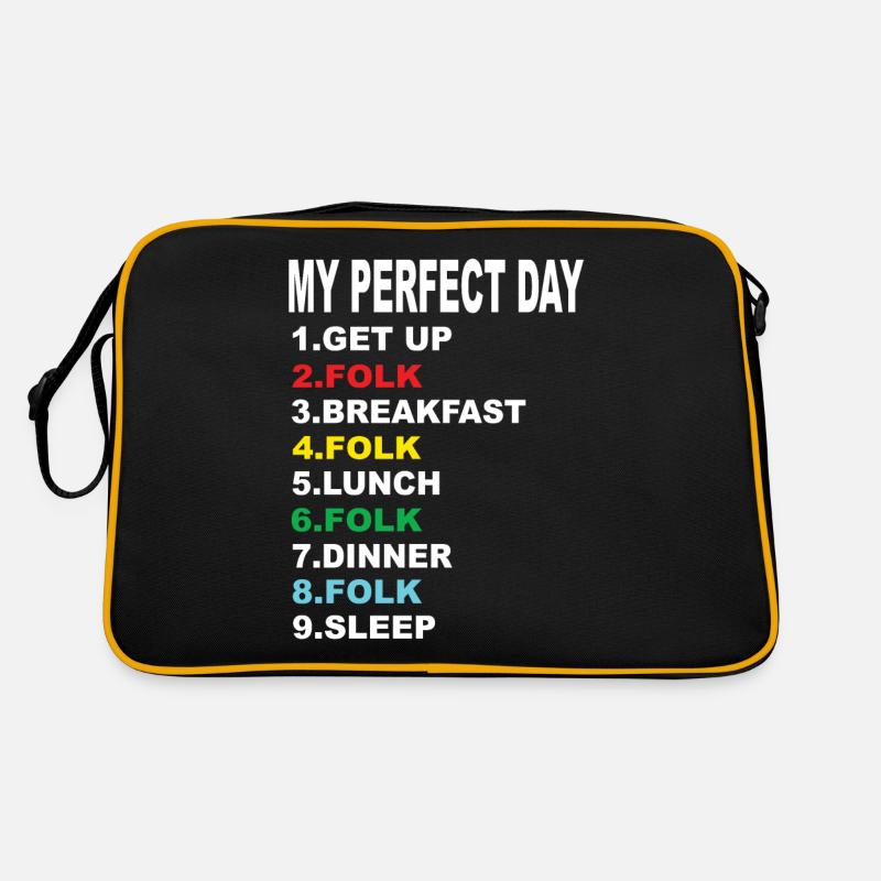 Mein Perfekter Tag Folk Retro Tasche