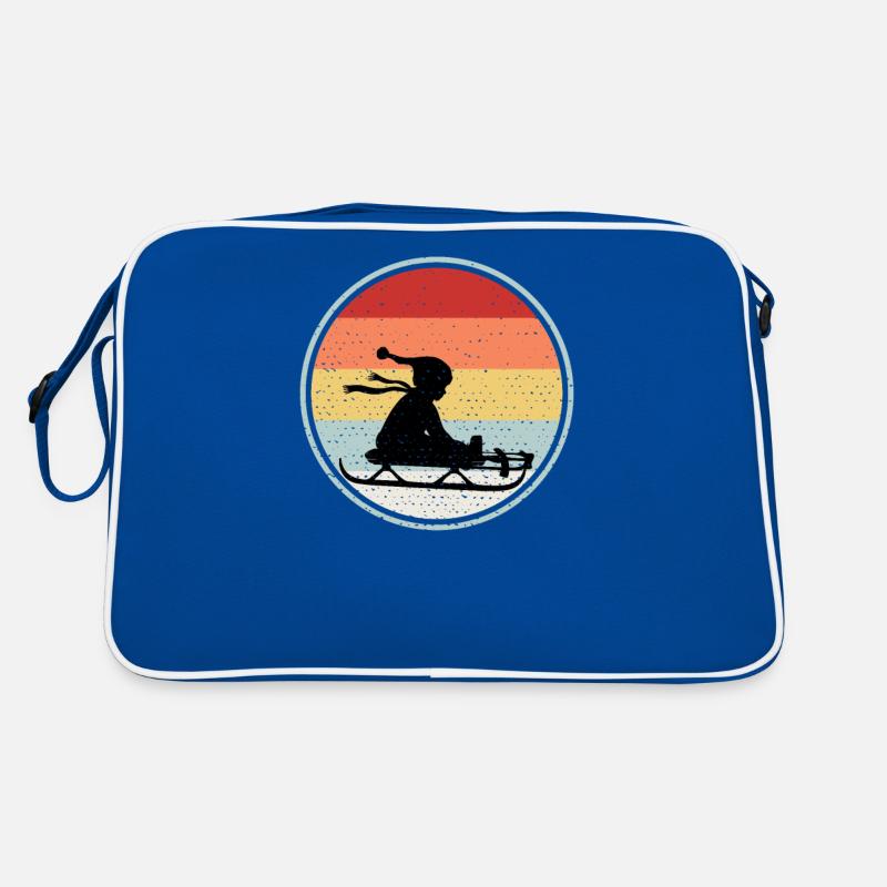 Sledding Tea For Father Retro Bag