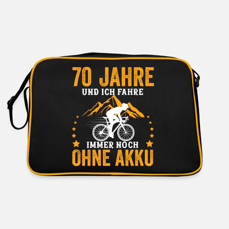 70 Geburtstag 70 Ehrentag 70 Jubiläum Radsport Retro Tasche