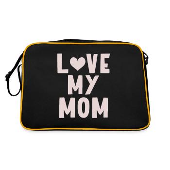 J’aime ma mère - Sac Retro - noir/or - Dos