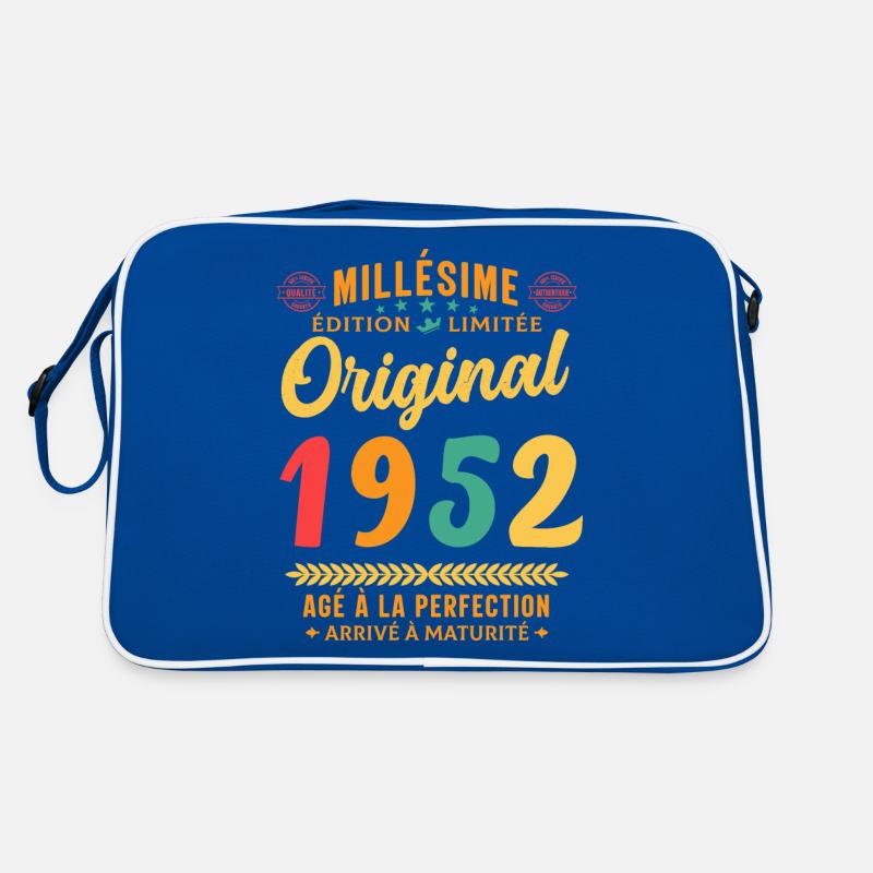 70 ans Millésime 1952 Original Cadeau Sac Retro