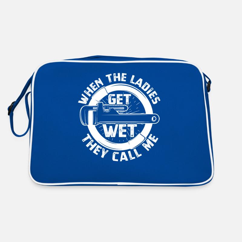 Pipeline Builders Union Plumbers Labor Day Retro Bag