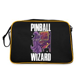 Pinball Wizard Retro Games Cadeau - Sac Retro - noir/or - Dos