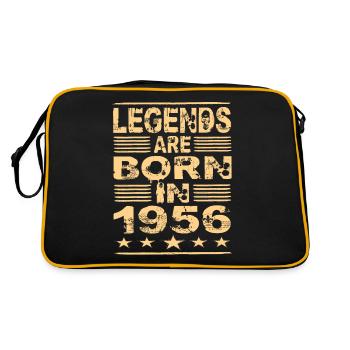 Les légendes naissent en 1956 - Sac Retro - noir/or - Dos