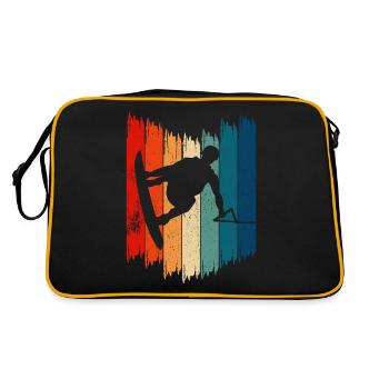 Wakeboard Vintage Wakeboarding - Sac Retro - noir/or - Dos