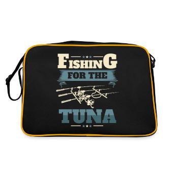 Pêche en haute mer Pêche au thon - Sac Retro - noir/or - Dos