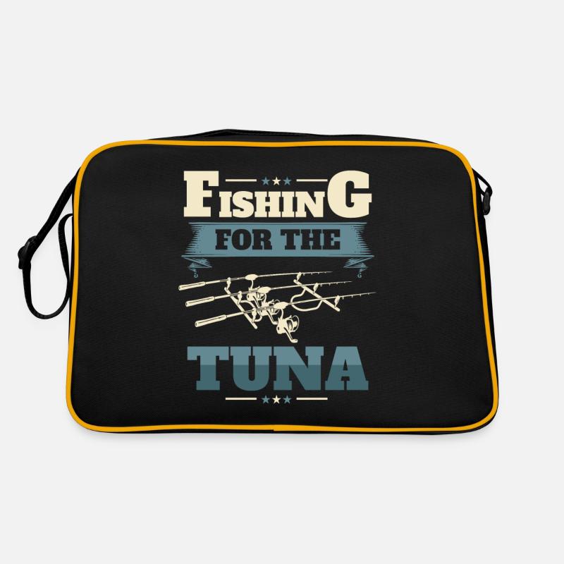 Pêche en haute mer Pêche au thon - Sac Retro - noir/or