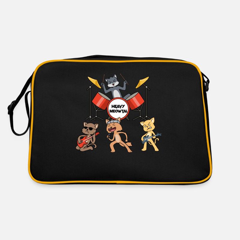 Heavy Meowtal Heavy Metal Gift Retro Bag