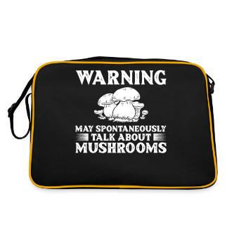 Cueillette de champignons Cueillette de champignons Science des champignons - Sac Retro - noir/or - Dos