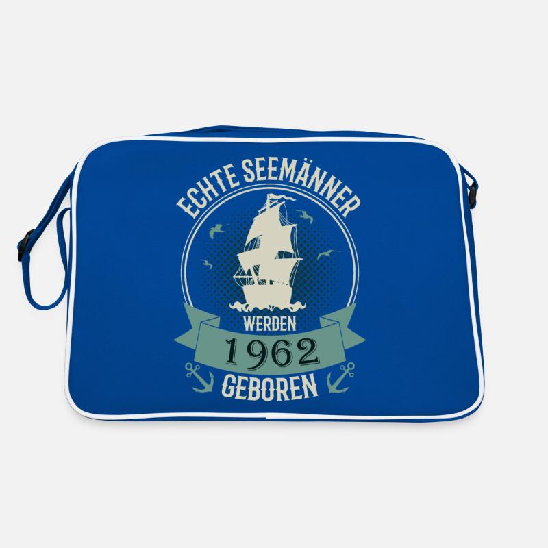 60 Jahre Geburtstag 1962 Seemann Spruch Geschenk Retro Tasche