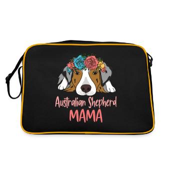 AUSSIE MAMA - Sac Retro - noir/or - Dos