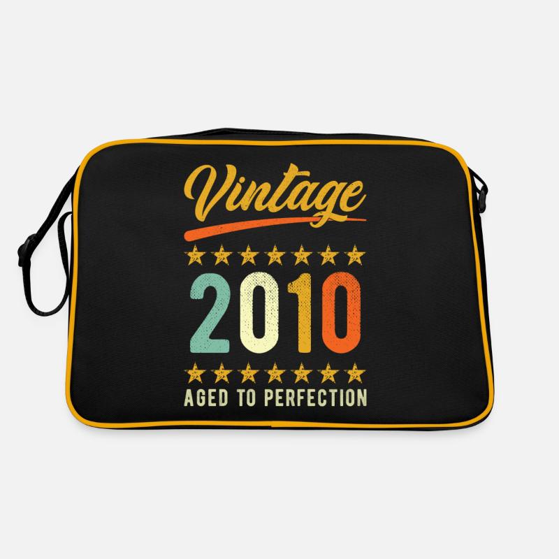 Slogan d’anniversaire Vintage 2010 Sac Retro