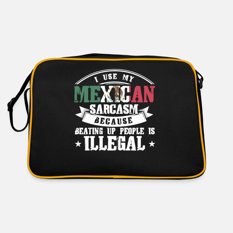 Proud Mexican Mexican Flag Mexican Retro Bag